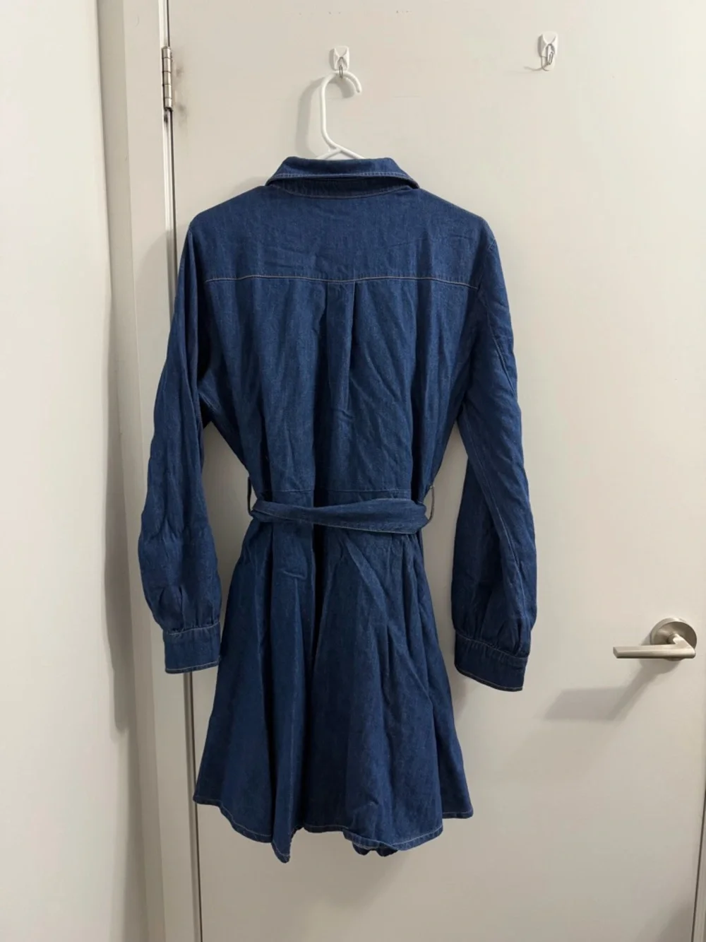 Ever New Blue Denim Shirt Dress - Picture 3 of 5